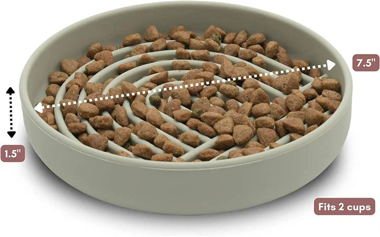 Slow Food Bowl Cat Anti-Knockover