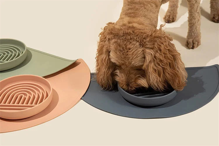 Slow Food Bowl Cat Anti-Knockover