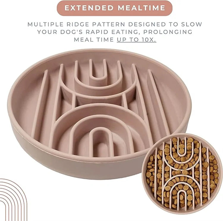 Slow Food Bowl Cat Anti-Knockover